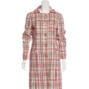 Philosophy di Alberta Ferretti long tweed overcoat